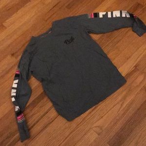 Cozy long sleeve PINK Victoria Secret top!
